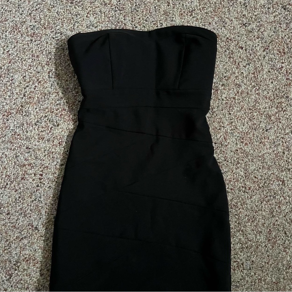 Elegant Black Strapless Dress
